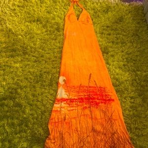 Sunset sexy hourglass dress